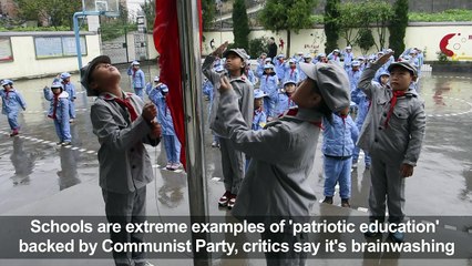 Children learn patriotic spirit at "Red Army school"