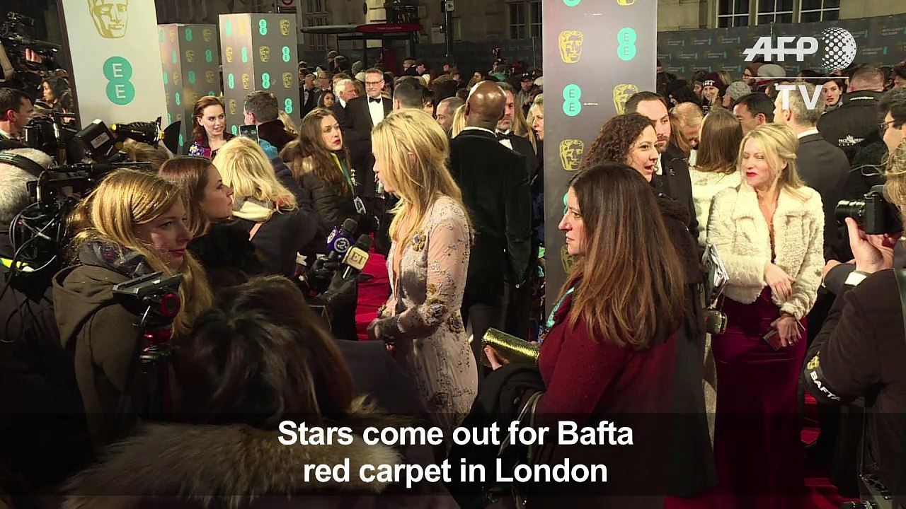 Stars come out for British Bafta awards
