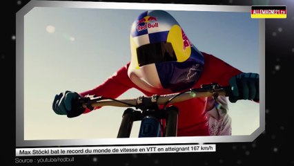 Max Stöckl bat le record du monde de vitesse en VTT en atteignant 167 km/h