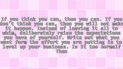 How Can I Change My Mindset and Take My Business Further?