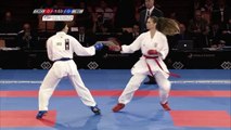 Masa Vidic vs Hamideh Abbasli. 2016 World Karate Championships. Bronze Medal