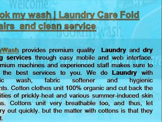 Online Laundry Service | Dry Cleaners Bangalore