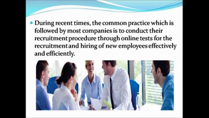 Using candidate assessment as an effective tool for online hiring process