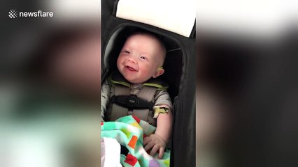 Baby hears mum's voice clearly for the first time