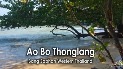 Ao Bo Thonglang Bay and Beach in Bang Saphan