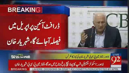 Shehryar Khan is Telling the Inside Story of Match Fixing