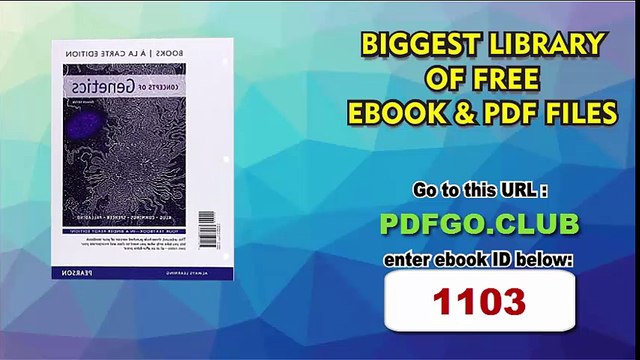Concepts of Genetics, Books a la Carte Plus MasteringGenetics with eText Access Card Package (11th Edition) 11th Edition