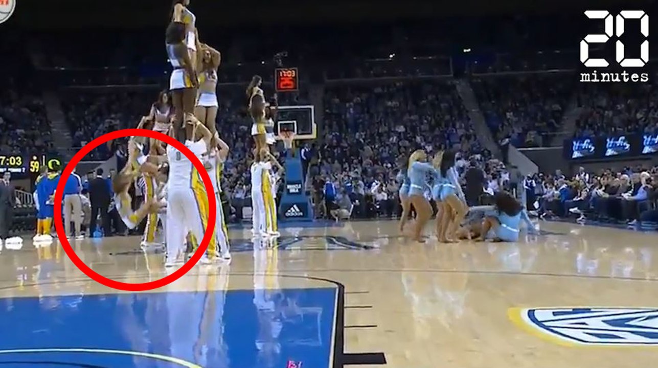 Une pom-pom girl tombe ... 2 fois ! - Le rewind du lundi 13 février 2017