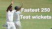Ashwin becomes fastest bowler to take 250 Test wickets