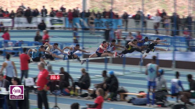 Finale 60 m Haies Juniors Garçons