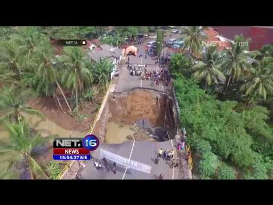 Live Report Jalur Alternatif Pasca Jalan Ambles di Banjar - NET16