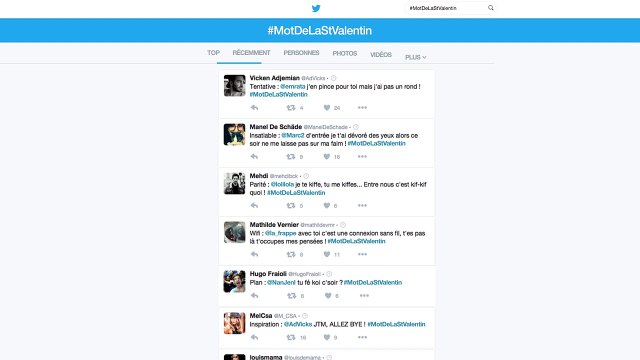 Nurun Paris pour Carrefour - «Mot de la Saint-Valentin» - février 2017