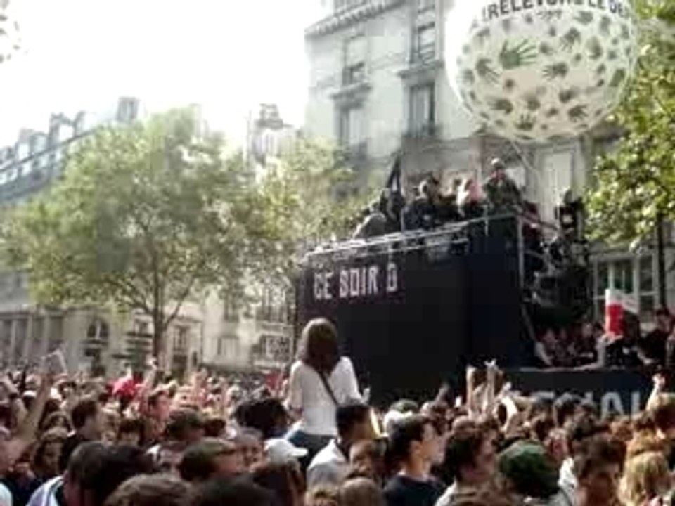 Techno Parade 2007 avec Joachim Garraud