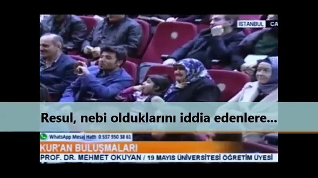 Resul, nebi olduklarını iddia edenlere...