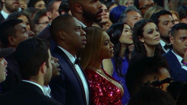 Beyonce Reacts as Adele Accepts Album of The Year | Audience Cam | 59th GRAMMYs 2017