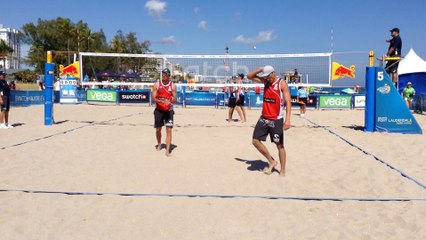 POL vs RUS 2:0  LIAMIN:KRASILNIKOV vs  PRUDEL:KUJAWIAK  21:14 21:16