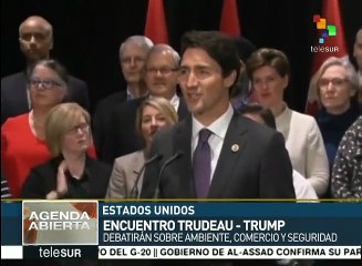 Se reúnen mandatarios de EE.UU. y Canadá para discutir de comercio