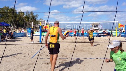BRA vs POL 2:1 ALISON:BRUNO SCHMIDT vs  KANTOR P.:LOSIAK  (16-21,21-18, 15-13)