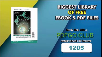 Genetic Analysis_ An Integrated Approach, Books a la Carte Edition (2nd Edition) 2nd Edition