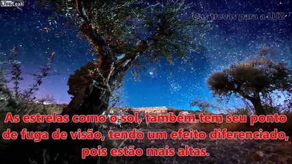 O Domo e as Estrelas na Terra Plana