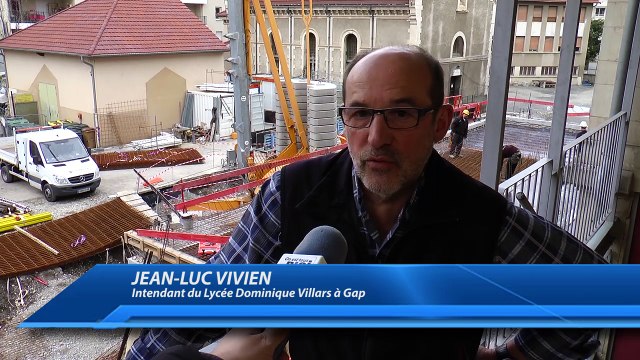 Hautes-Alpes : de nouveaux murs sortent de terre au lycée Dominique Villars à Gap