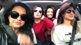 Saba Qamaar Car Dance Video Leaked with friends