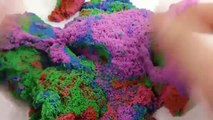 DIY Как сделать большой Hip Шприц слизью цвета Кинетическая песок Learn цвета Slime Шприц глины