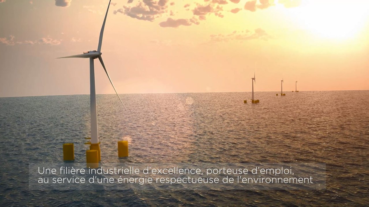 Ferme pilote d'éoliennes flottantes de Groix