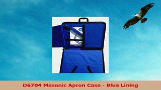 D6704 Masonic Apron Case  Blue Lining 159f4229