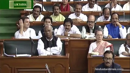 Narendra Modi vs Rahul Gandhi best funny scene in parliament