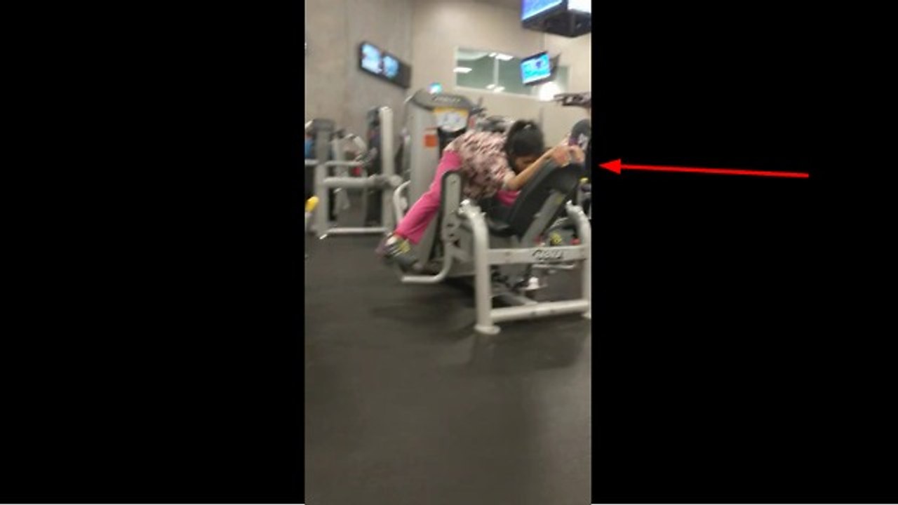 Workout fail: Woman totally uses machine incorrectly
