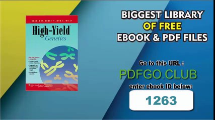 High-Yield™ Genetics (High-Yield Series) 1st Edition