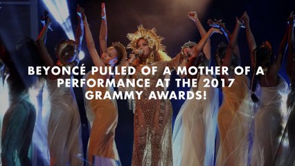 Beyoncé dazzled in her Grammy performance
