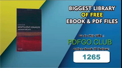 Human Evolution_ A Very Short Introduction 1st Edition