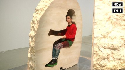 French Artist Lives Inside Rock For a Week