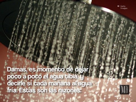 ¡A bañarse con agua fría!