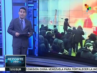 Franceses que protestaban contra la policía estaban armados con barras