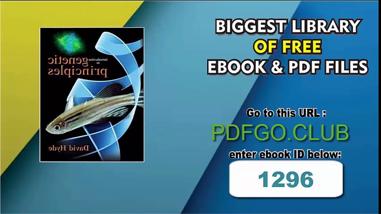 Introduction to Genetic Principles 1st Edition