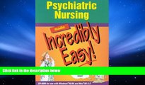 PDF  Psychiatric Nursing Made Incredibly Easy! (CD-ROM for Windows and Macintosh) Pre Order