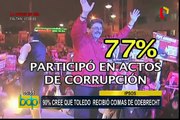 Encuesta Ipsos: 90% cree que Alejandro Toledo recibió coimas