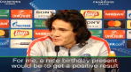 Beating Barca would be the perfect birthday present - Cavani