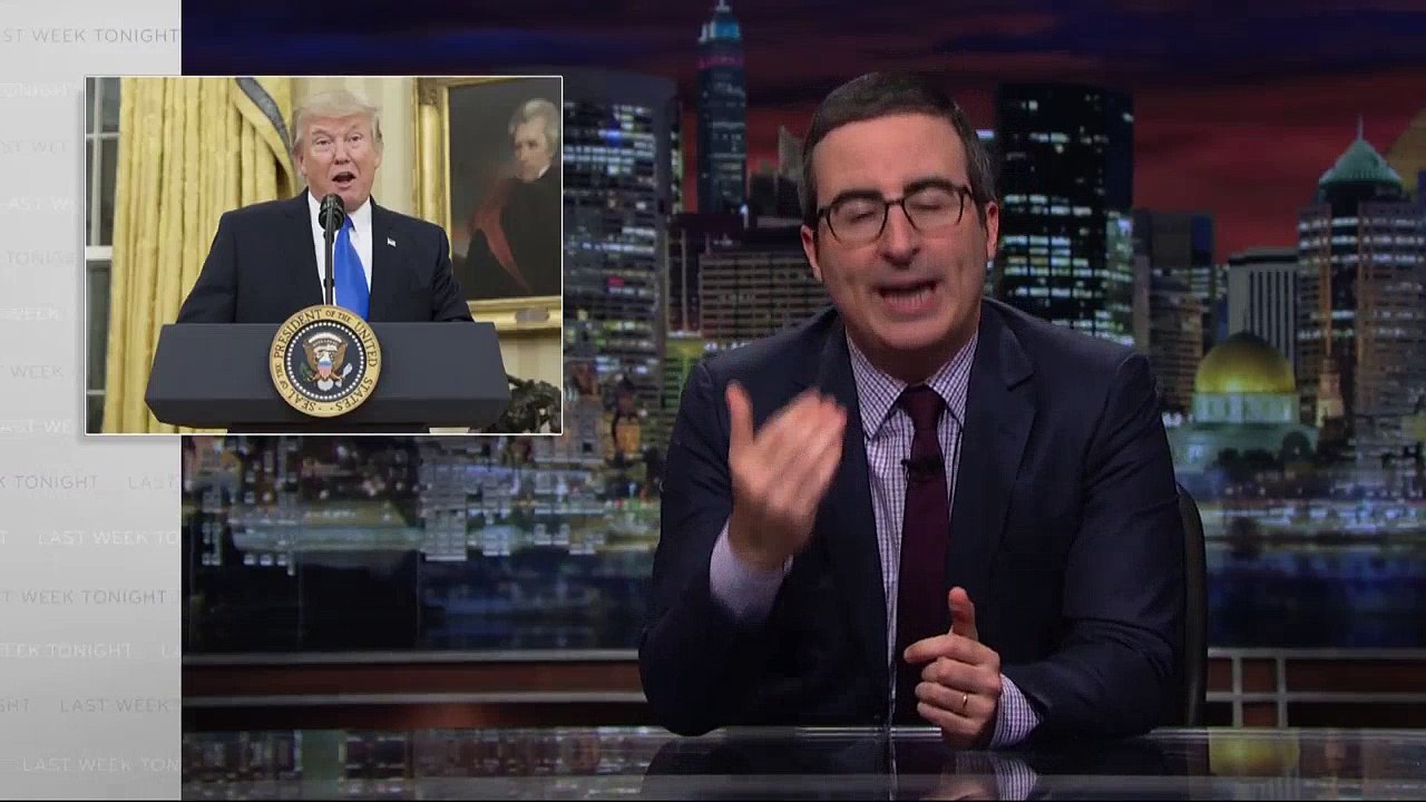 L'humoriste John Oliver achète des espaces pub pour "éduquer" Trump