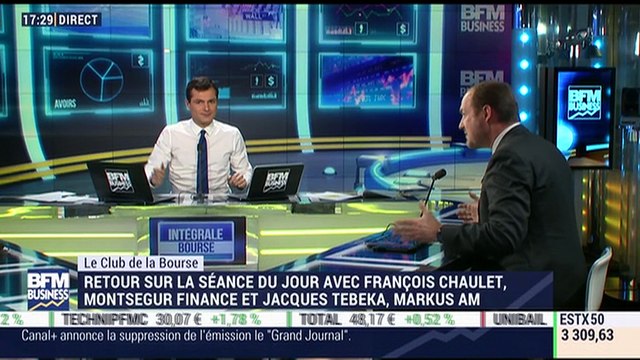 Le Club de la Bourse: François Chaulet, Jacques Tebeka et Mikaël Jacoby - 13/02