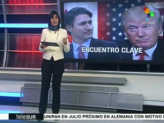 Todo listo para el primer encuentro cara a cara entre Trump y Trudeau