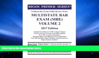 Download [PDF]  Rigos Primer Series Uniform Bar Exam (UBE) Multistate Bar Exam (MBE) Volume 2: