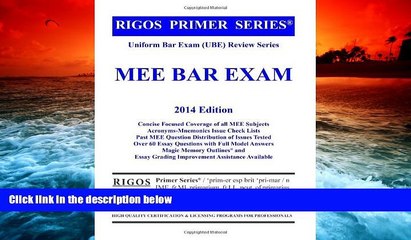 Download [PDF]  Rigos Primer Series Uniform Bar Exam (UBE) Review Series Multistate Essay Exam