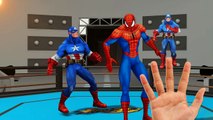 Dedo de la Familia de las Rimas de Spiderman Ironman 3D de dibujos animados de Hulk, Capitán América, los Niños de la Guardería R