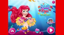 Русалочка Ариэль в SPA салоне The Little Mermaid Ariel Nails Salon