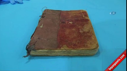 4 yüz yıllık vaaz kitabı ele geçirildi