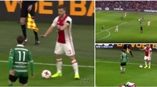 Jogador do Ajax prova que para ele o fair play é uma treta... e "dribla" adversário de forma impensável!